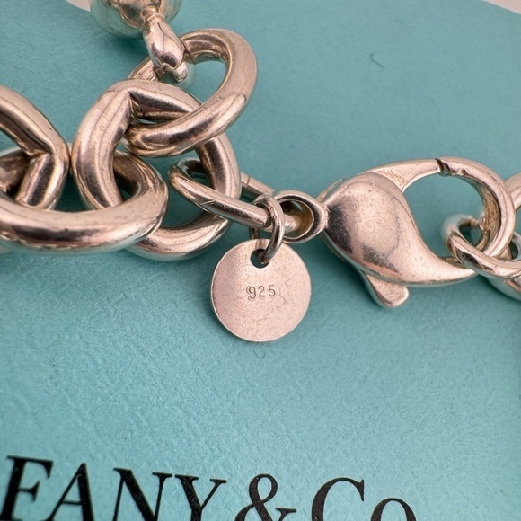 RARE Tiffany & Co. Fasincation Bead Gemstone Bracelet in Sterling Silver - Picture 5 of 6